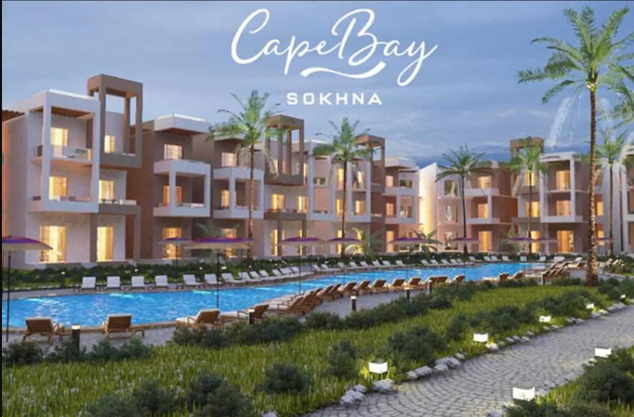 The most distinctive Chalet for sale at Cape Bay Sokhna Village with an area of 143m