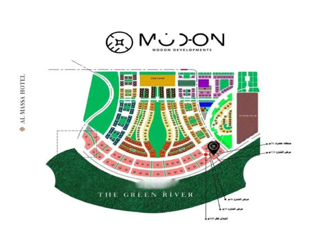 Green River Tower New Capital Mall Modon Development