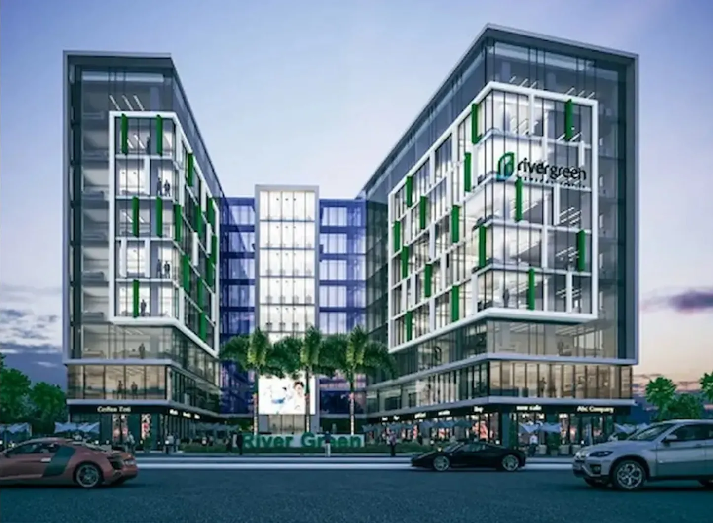 Green River Tower New Capital Mall Modon Development