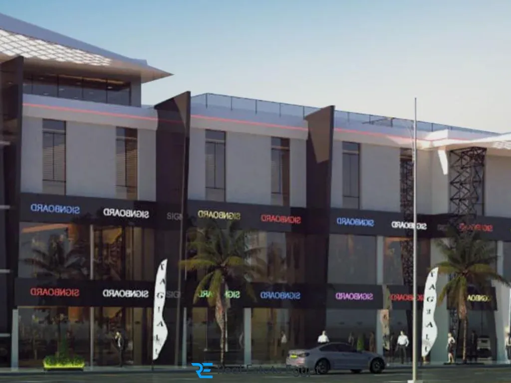 For sale with installments an Office of 45 meters in Down Town 6 October Mall