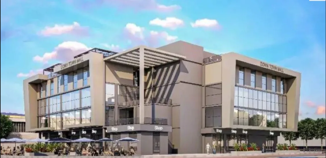 For sale with installments an Office of 45 meters in Down Town 6 October Mall