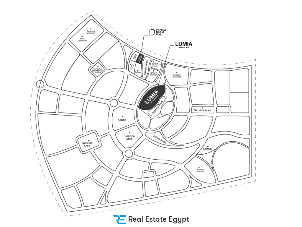 Lumia Residence New Capital Compound Dubai Real Estate