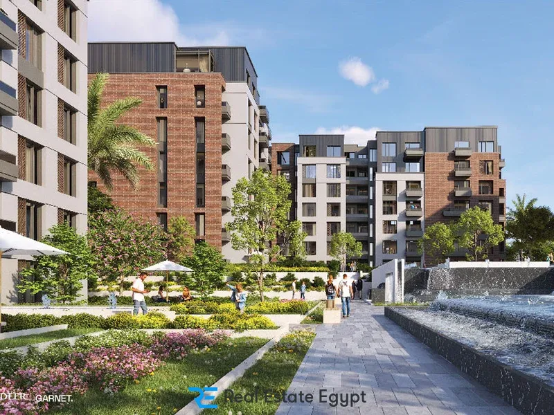 100m Apartment with attractive price and charming view in Garnet Residence New Cairo