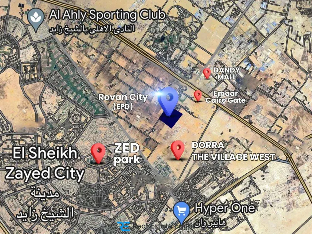 كمبوند روفان سيتي الشيخ زايد EPD للتطوير العقاري