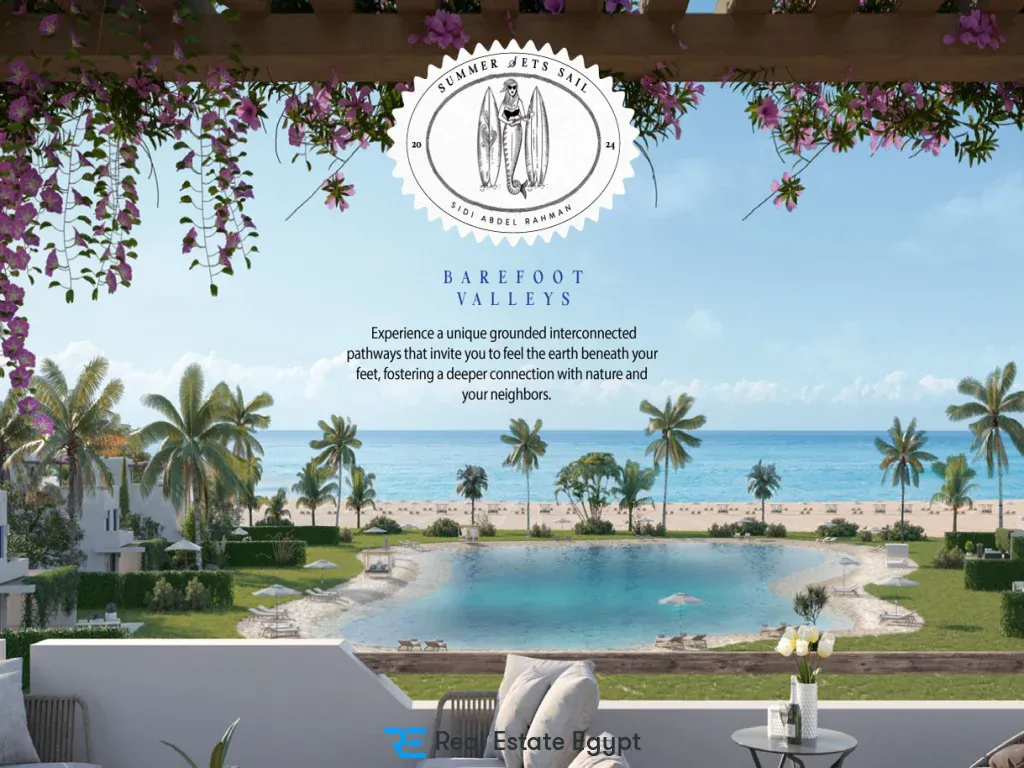 Hurry Up To Buy a 250m² Twin house in Plage Sidi Abdel Rahman Village Mountain View