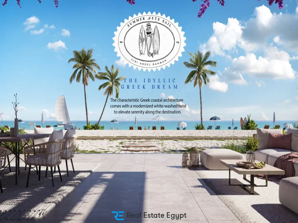 Hurry Up To Buy a 250m² Twin house in Plage Sidi Abdel Rahman Village Mountain View