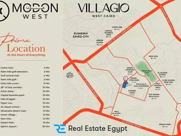 Villagio October Compound Modon Developments