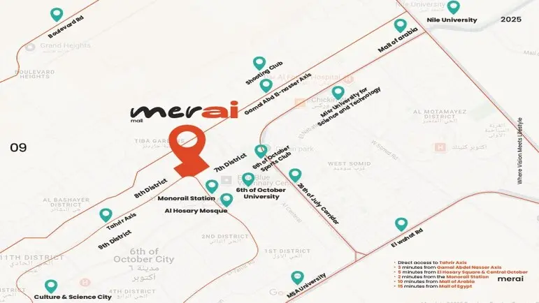 مول ميراي 6 أكتوبر سايتس للتطوير العقاري