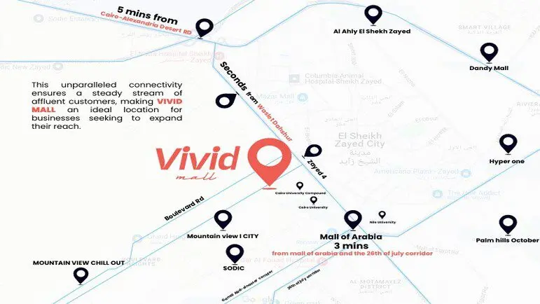 Vivid 6 October Mall Al Waheed Developments