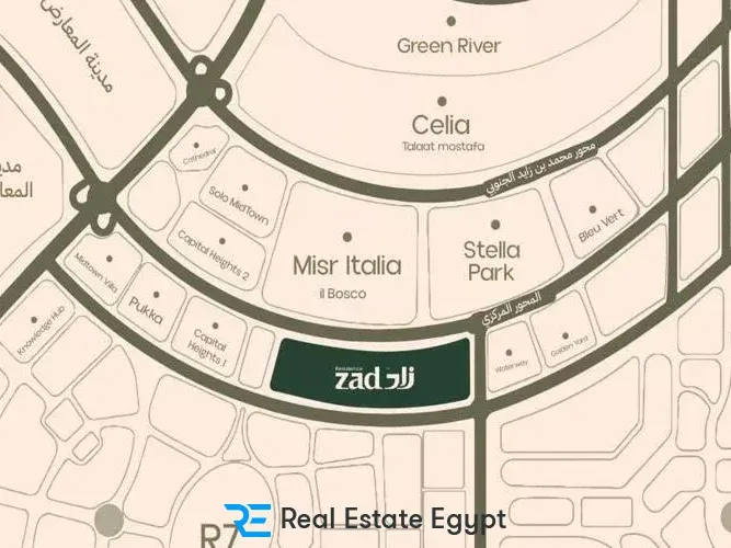 A 450m villa in Zed Residence Compound, New Administrative Capital