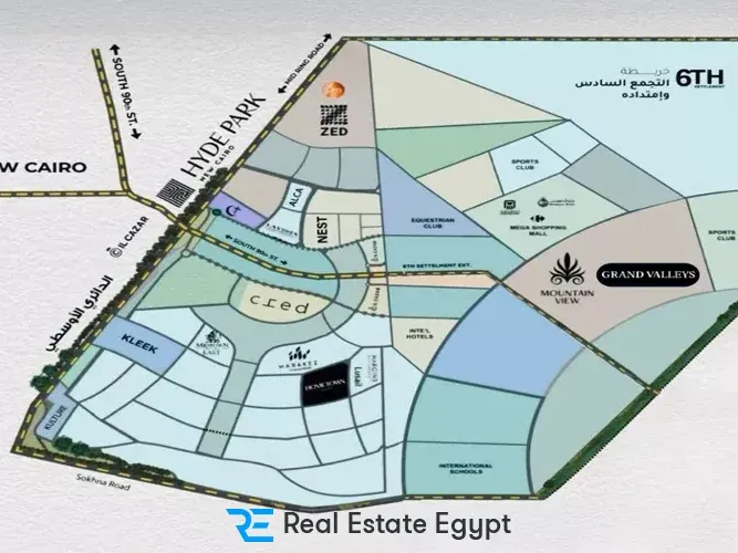 Grand Valleys New Capital Compound Mountain View Developments