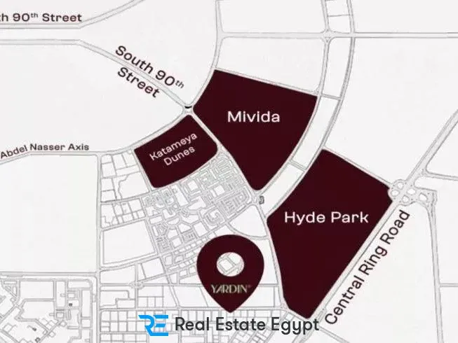 Yardin New Cairo Compound Mass Developments