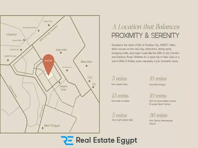 West 5 October Mall Capital Elite Developments