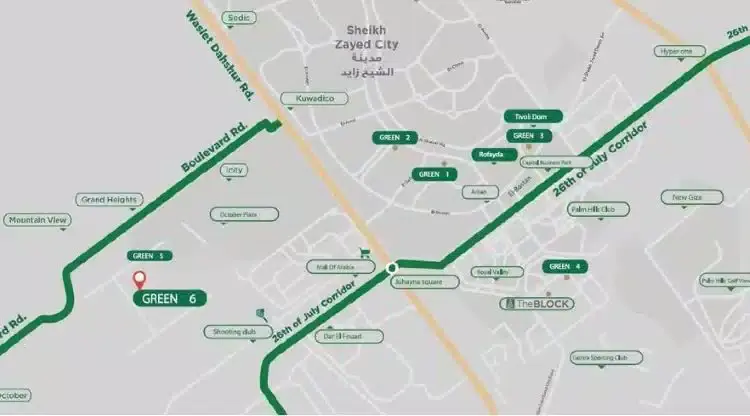 Green 6 6th October Compound