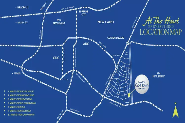 Modon Golf Town New Cairo Compound، image 8