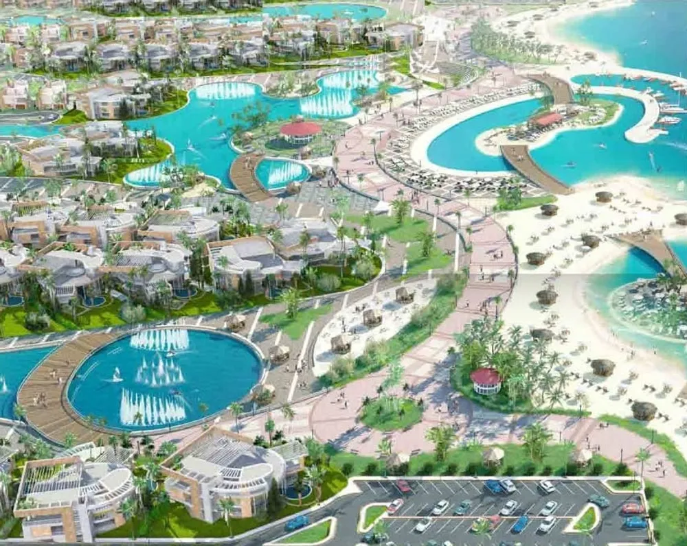 قرية مرسيليا بيتش 4 الساحل الشمالي _ Marseilia Beach 4 North Coast