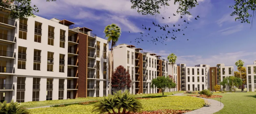 كمبوند ايكو ويست حدائق أكتوبر نيو سيتي للتطوير العقاري - Eco West October