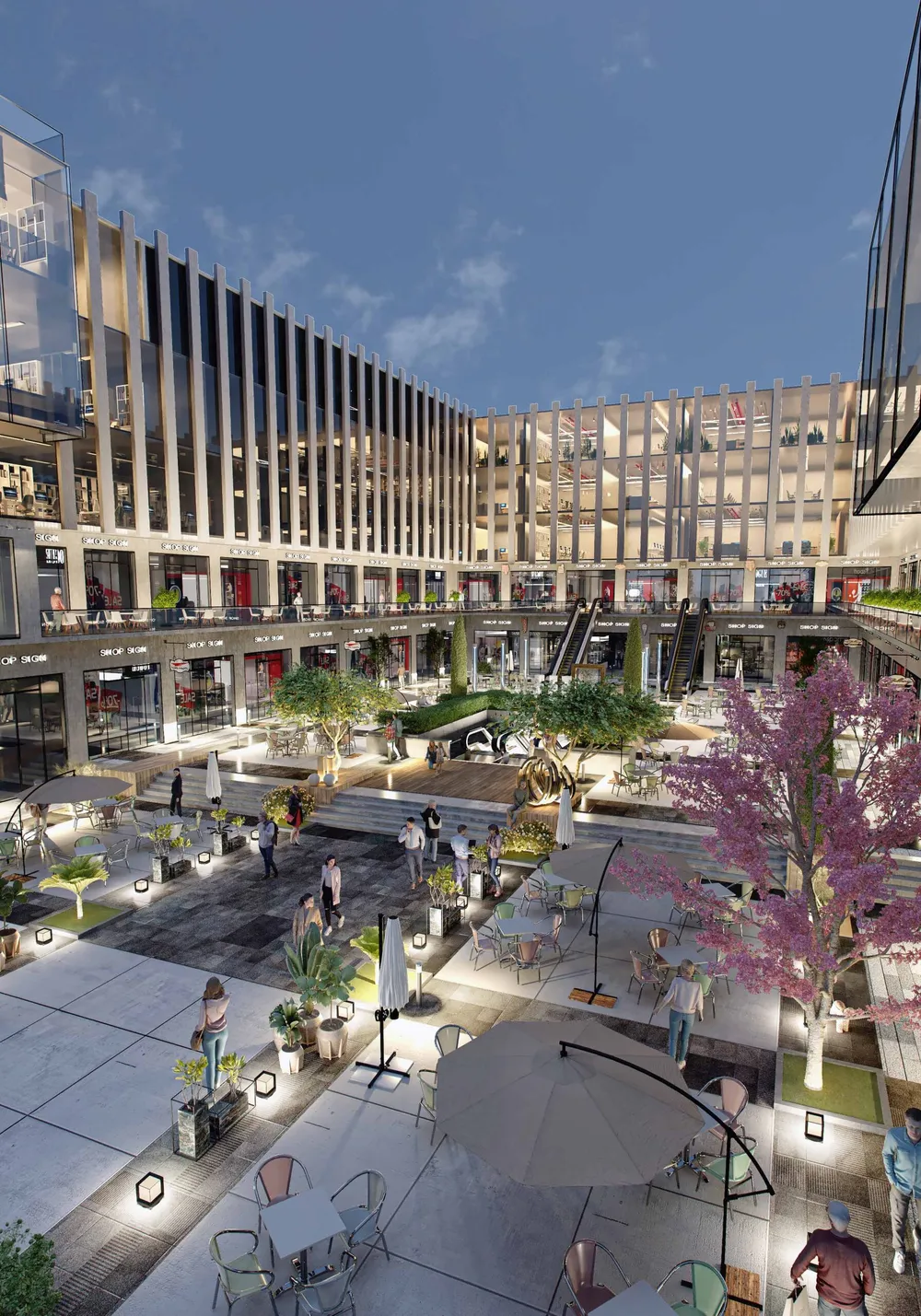 مول ات بيزنس هاب القاهرة الجديدة أب وايد للتطوير العقاري - It Business Hub New Cairo Mall