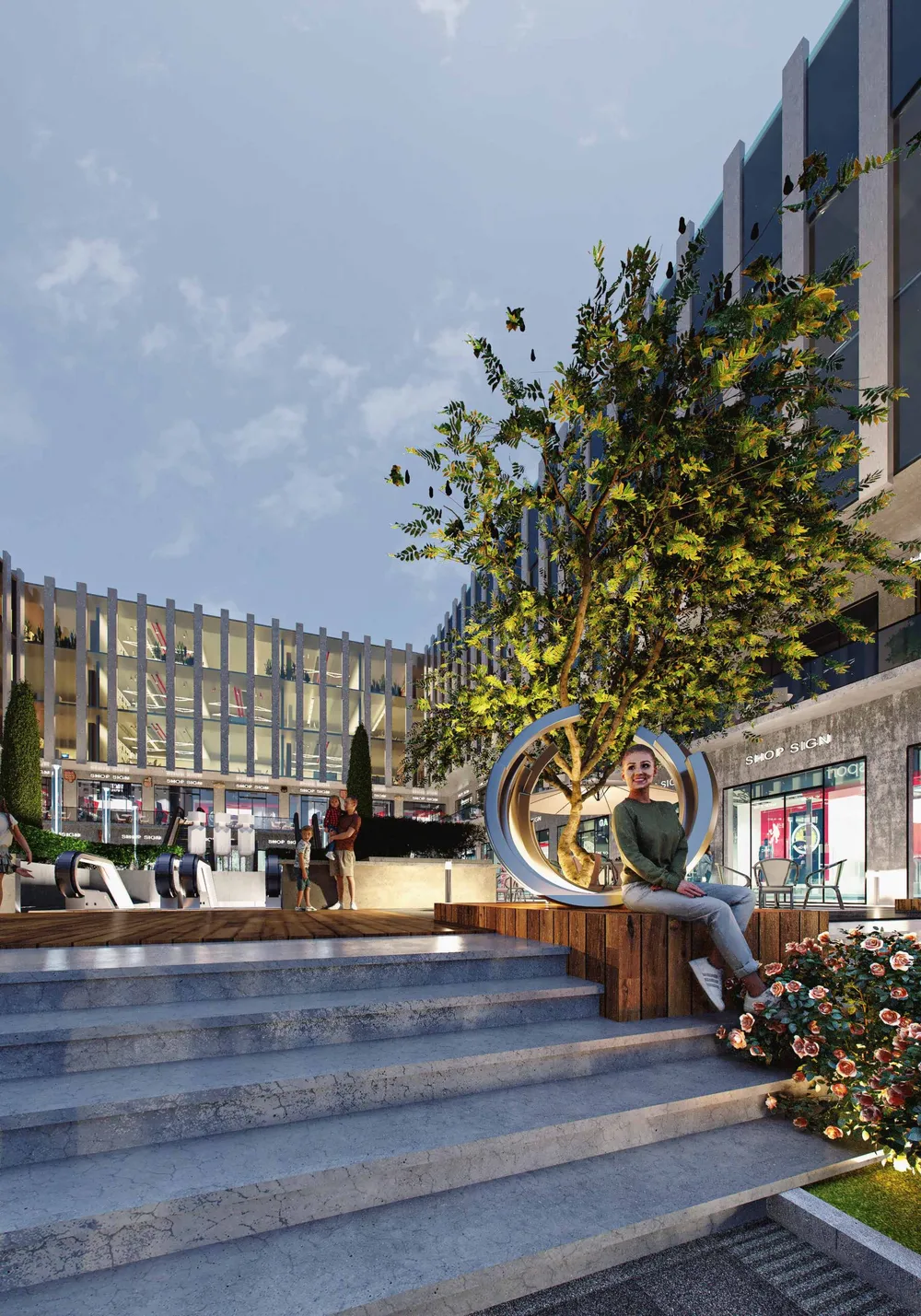 مول ات بيزنس هاب القاهرة الجديدة أب وايد للتطوير العقاري - It Business Hub New Cairo Mall