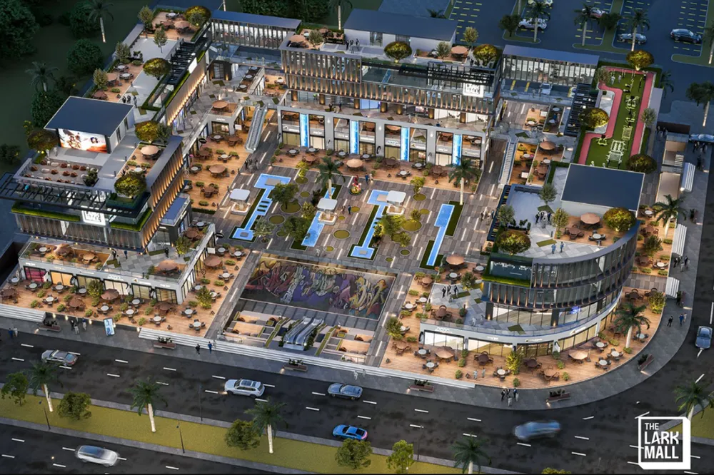 Invest in a 70m unit in The Lark Mall New Cairo