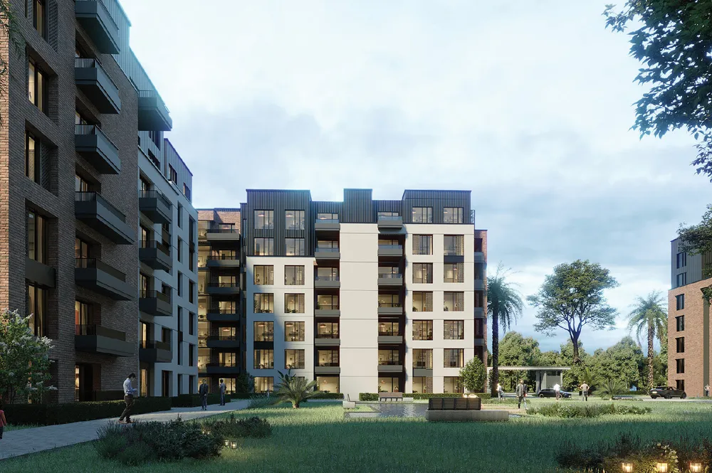 100m Apartment with attractive price and charming view in Garnet Residence New Cairo