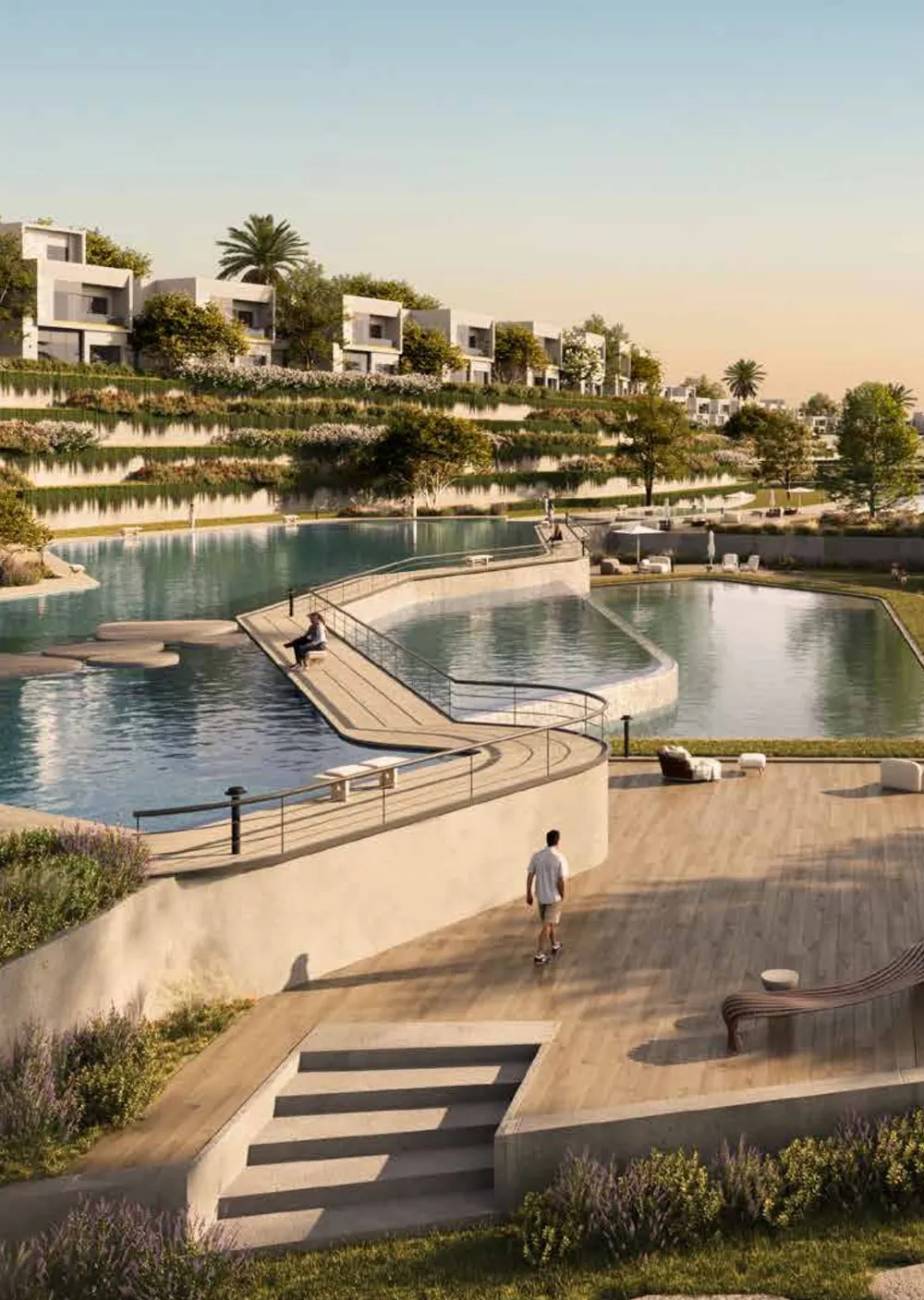 كمبوند تراينجل التجمع الخامس واتر واي للتطوير العقاري - Triangle New Cairo Compound