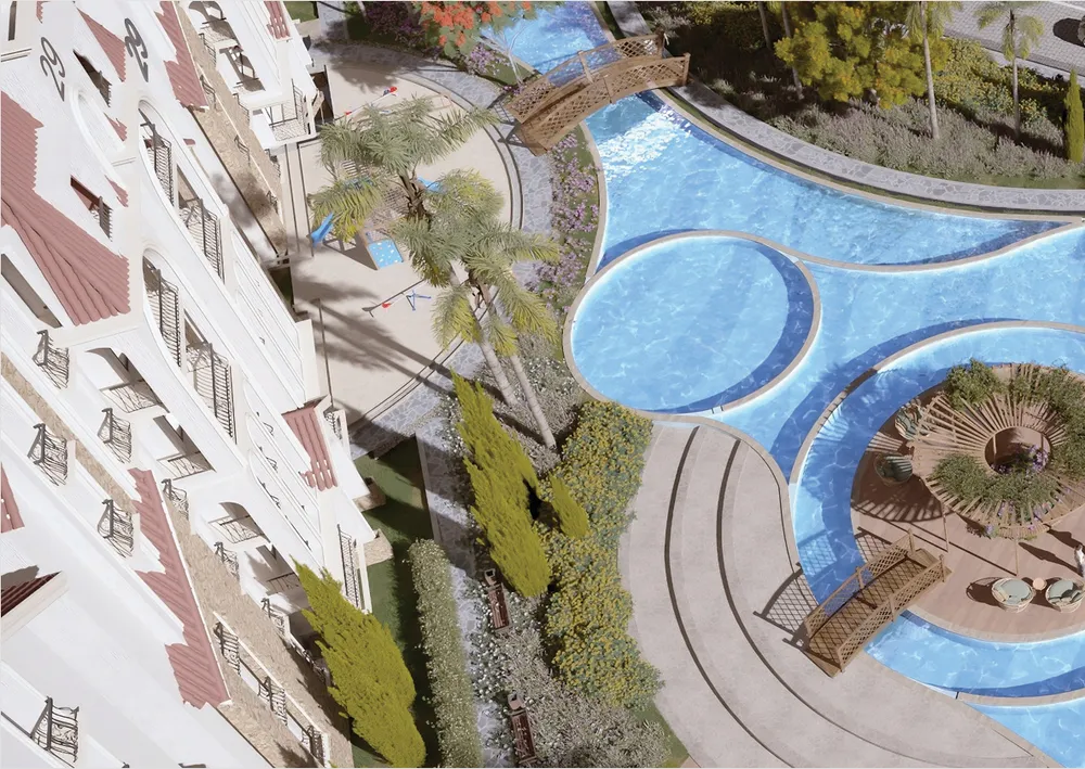 Jiwar New Cairo Compound Concrete Developments