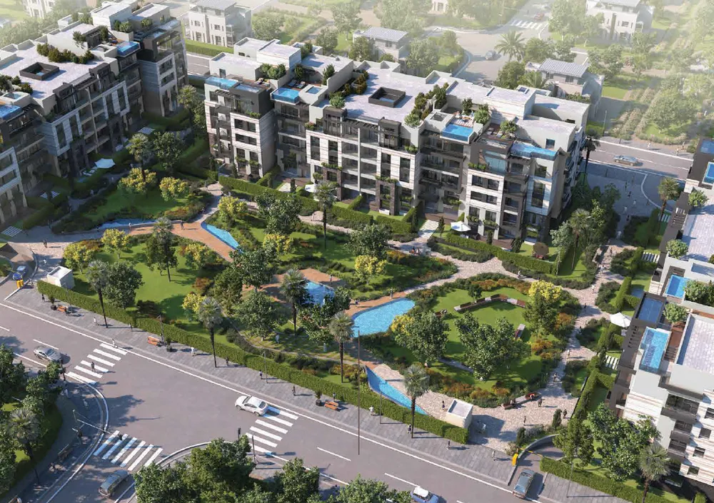 Trio Gardens New Cairo Compound M2 Development