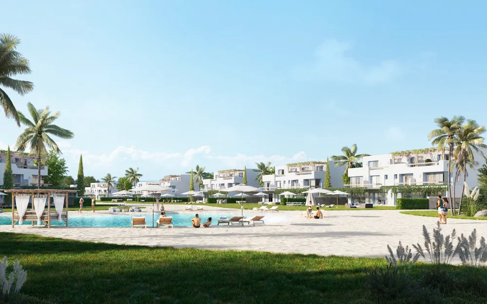 Hurry Up To Buy a 250m² Twin house in Plage Sidi Abdel Rahman Village Mountain View