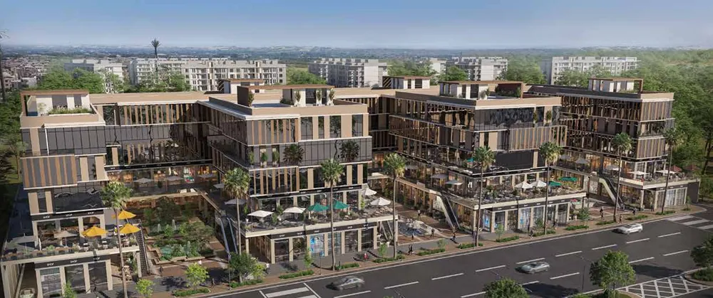 مول بيجونيا ووك القاهرة الجديدة منصات للتطوير العقاري - Begonia Walk Mall New Cairo