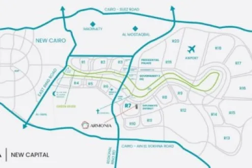 كمبوند ارمونيا العاصمة الادارية الجديدة ذا لاند للتنمية العقارية - Armonia New Capital Compound
