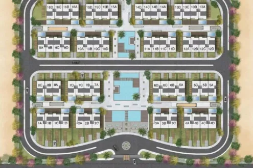 كمبوند بارك ديل زايد الجديدة لاند مارك للتطوير العقاري - Parkdale New Zayed Compound