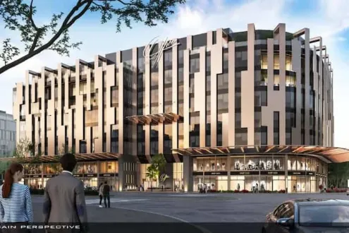 مول ذا تيرسيس العاصمة الإدارية الجديدة كورنر ستون العقارية - The Terraces New Capital Mall