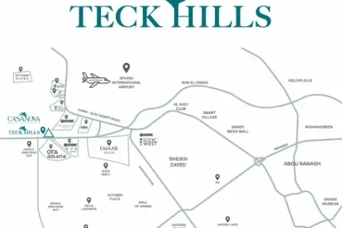 كمبوند تيك هيلز زايد الجديدة كازانوفا العقارية - Tick Hills Compound New Zayed