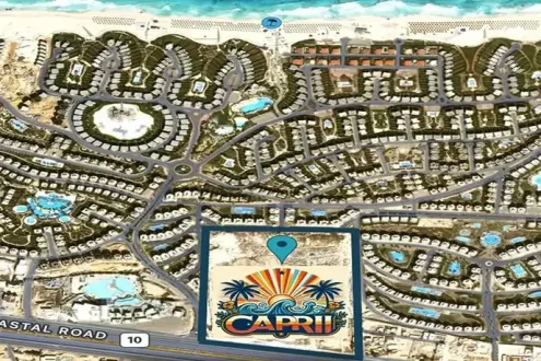 قرية كابري سيدي عبدالرحمن الساحل الشمالي دلتا للتطوير العمراني - Capri village Sidi Abdel Rahman