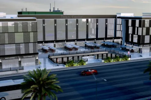 مول تاون سنتر الشروق شركة الوطنية العقارية - Town Center Mall El Shorouk