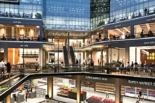 مول بكسل بيزنس سنتر التجمع الخامس الصفوة للتطوير العقاري - Pixel Business Center New Cairo Mall