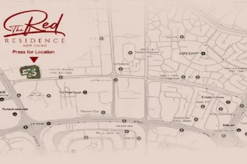كمبوند ذا ريد ريزيدنس التجمع الخامس البروج مصر للتطوير العقاري - The Red Residence Compound New Cairo