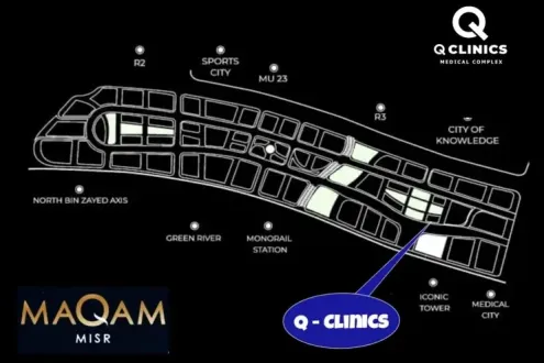 Q Clinics Medical Complex New Capital Mall Maqam Misr Developments