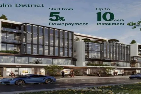 مول بالم ديستريكت التجمع الخامس تي جي للتطوير العقاري - Palm District Mall New Cairo