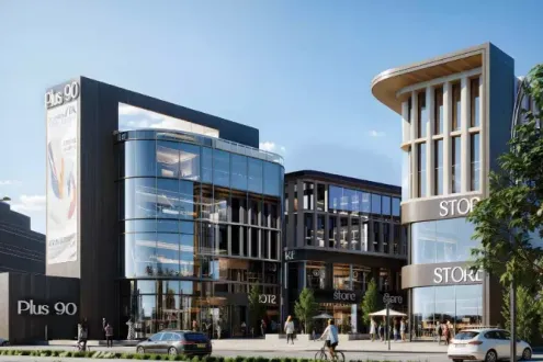مول بلس 90 التجمع الخامس ديمو بات للتطوير العقاري - Plus 90 New Cairo Mall