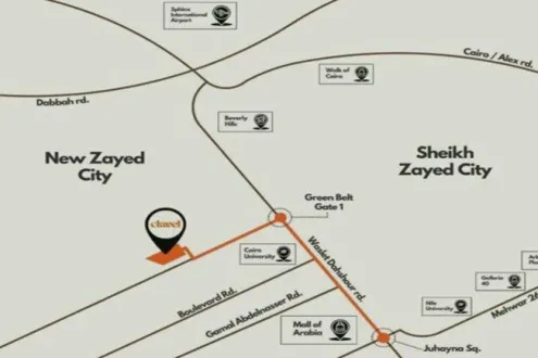 كمبوند كلافيل زايد الجديدة ايدك للتطوير العقاري - Clavel New Zayed Compound