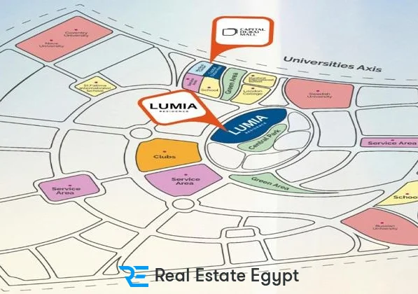 كمبوند لوميا ريزيدنس العاصمة الإدارية الجديدة دبي للتطوير العقاري - Lumia Residence New Capital Compound