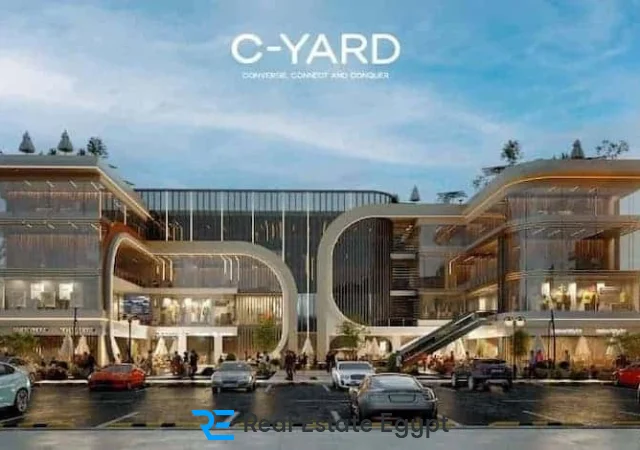 C Yard New Cairo Mall Concrete Development
