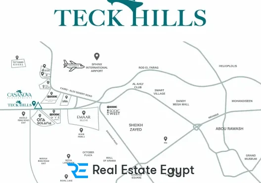 كمبوند تيك هيلز زايد الجديدة كازانوفا العقارية - Tick Hills Compound New Zayed