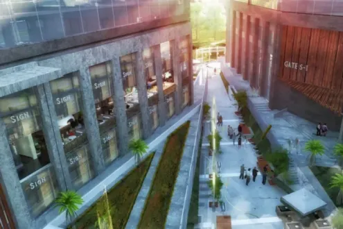 مول ذا ووك العاصمه الاداريه الجديدة كونستراكتا للتطوير العقاري - The Walk Mall New Capital