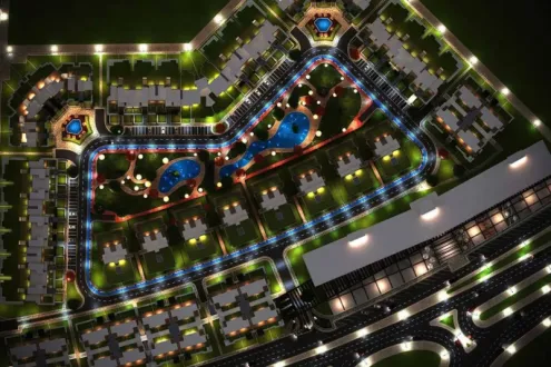 كمبوند ذا ادريس ايست القاهرة الجديدة درة العقارية - The Address East Compound New Cairo
