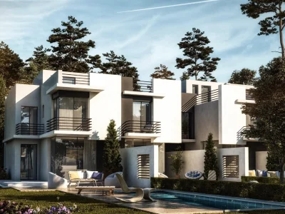 Special offer of 243m Twin House for sale in Lazzuro il Bosco City project with distinctive location