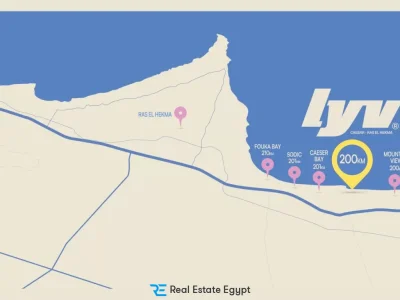 The cheapest 106m Chalet for sale in LYV Caesar Ras El Hekma