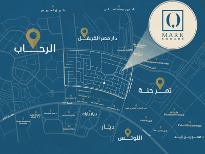 In New Cairo, book your shop in Square Mall with ​​85 meters